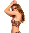 Cheetah Tan Through Cropkini