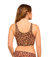 Cheetah Tan Through Cropkini