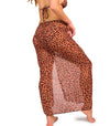 Cheetah Tan Through Beach Sarong