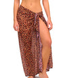 Cheetah Tan Through Beach Sarong