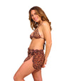 Cheetah Tan Through Beach Wrap