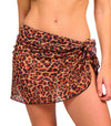 Cheetah Tan Through Beach Wrap