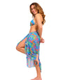 Paradise Green Tan Through Beach Sarong