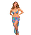 Paradise Green Tan Through Beach Sarong