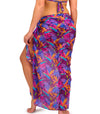 Paradise Purple Tan Through Beach Sarong