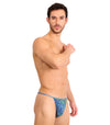 Azure Tan Through Swim Tanga