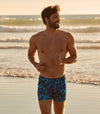Blue Lagoon Tan Through Swim Shorts