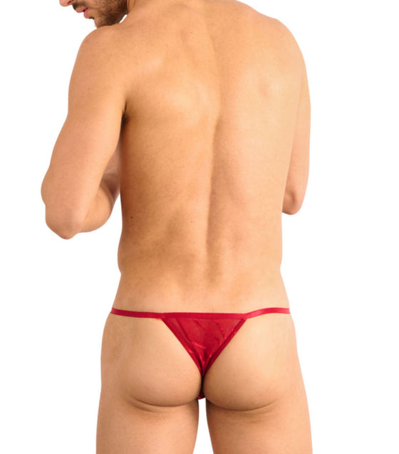 Fizzy Clip Side Thong Scarlet Red