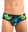 Java Tan Through Deep Waist Swim Brief
