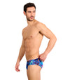 Mosaic Tan Through Deep Waist Swim Brief