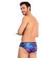 Mosaic Tan Through Deep Waist Swim Brief