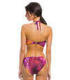 Purple Amalfi Tan Through Cut Out Swimsuit - Kiniki