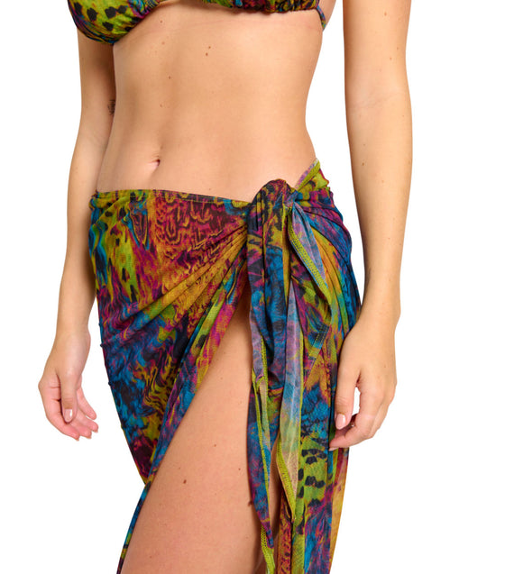 Amalfi Tan Through Beach Sarong