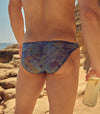 Azure Tan Through Swim Micro Brief