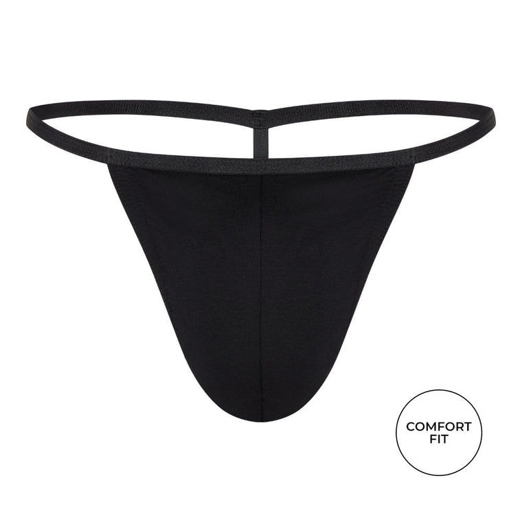 Bamboo G-String Black