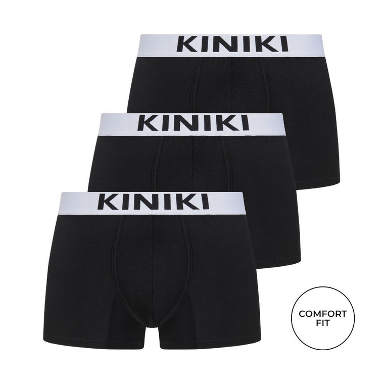 Bamboo Trunk 3 Pack - Black