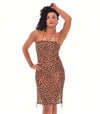 Cheetah Tan Through Beach Dress