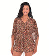 Cheetah Tan Through Poncho