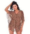 Cheetah Tan Through Poncho