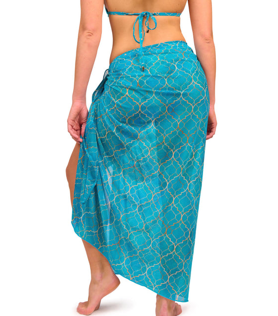 Emerald Tan Through Beach Sarong