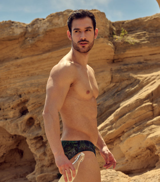 Havana Tan Through Deep Waist Swim Brief