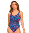 Oasis Tan Through Scoop Neck Swimsuit