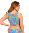 Paradise Green Tan Through Cropkini
