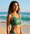 Santorini Tan Through Cropkini Top