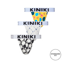  Cotton Printed Thongs 3 Pack - Mix