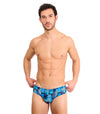 Ultramarine Tan Through Deep Waist Swim Brief