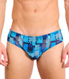 Ultramarine Tan Through Deep Waist Swim Brief