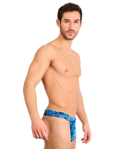 Ultramarine Tan Through Swim Thong
