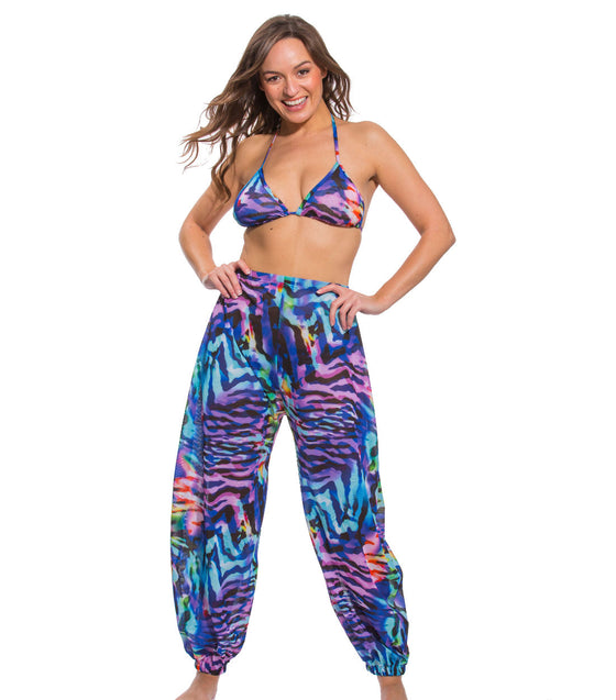 Aurora Tan Through Harem Pants