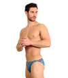 Azure Tan Through Swim Micro Brief