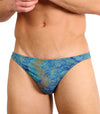 Azure Tan Through Swim Micro Brief