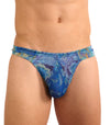 Azure Tan Through Swim Thong