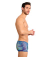 Azure Tan Through Swim Trunks