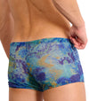 Azure Tan Through Swim Trunks