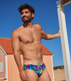 Bahama Tan Through Deep Waist Swim Brief