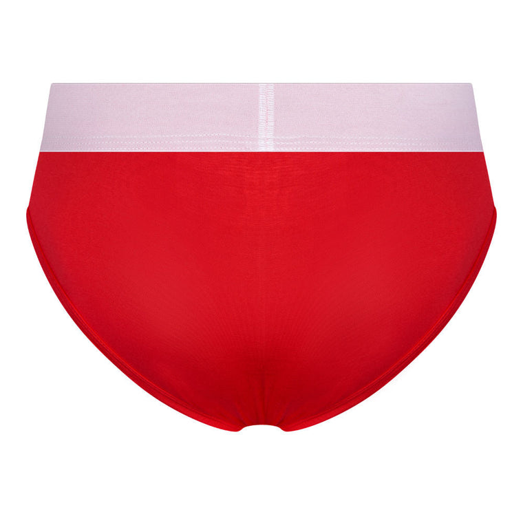 Bamboo Brief Red