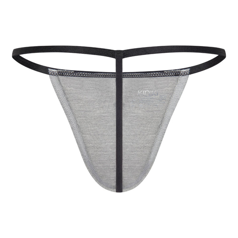 Bamboo G-String Silver