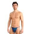 Blue Lagoon Tan Through Swim Tanga