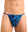 Blue Lagoon Tan Through Swim Tanga