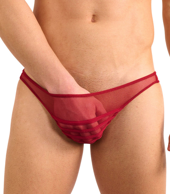 Cage Micro Brief Scarlet Red