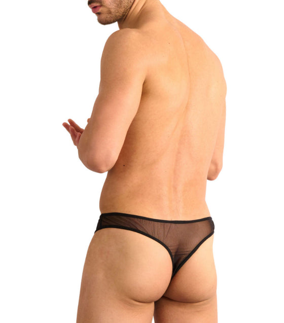 Cage Thong Black