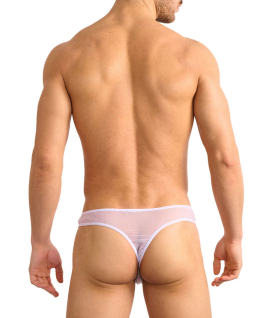 Cage Thong White