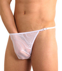  Fizzy Clip Side Tanga White