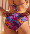 Paradise Purple Tan Through High Waisted Bikini Brief