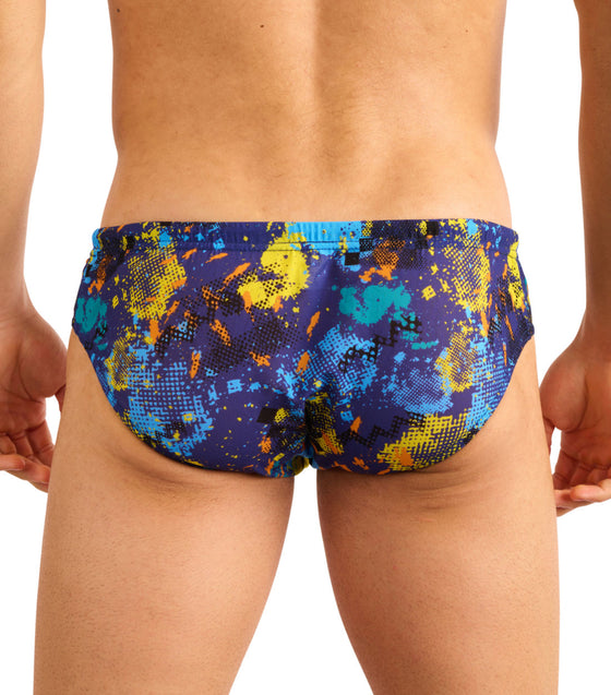 Reef Tan Through Deep Waist Swim Brief