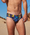 Reef Tan Through Deep Waist Swim Brief